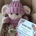 thumbnail image 2 of B Mini Bunny Easter Gift Box With Soft Plush Fabric, Cute Rabbit Design And Sturdy Construction For Holiday Treats, Kids Presents And Party Favors, 2 of 4