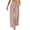 Pink, variant on RKSTN Womens Pants Fashion Summer Casual Loose Pocket Solid Button Zipper Trousers Elastic Waist Pants Soft Loose Straight Leg Hiking Pants