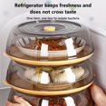 thumbnail image 4 of Couvercle Alimentaire Multifonction Isolé / Couvercle Transparent / Construction en Plastique Durable / Conception Anti-Saleté / Garde les Aliments Frais / Utilisation dans les Assiettes à Cupcakes et à Desserts / Comprend un Châssis / Table Pratique, 4 of 9