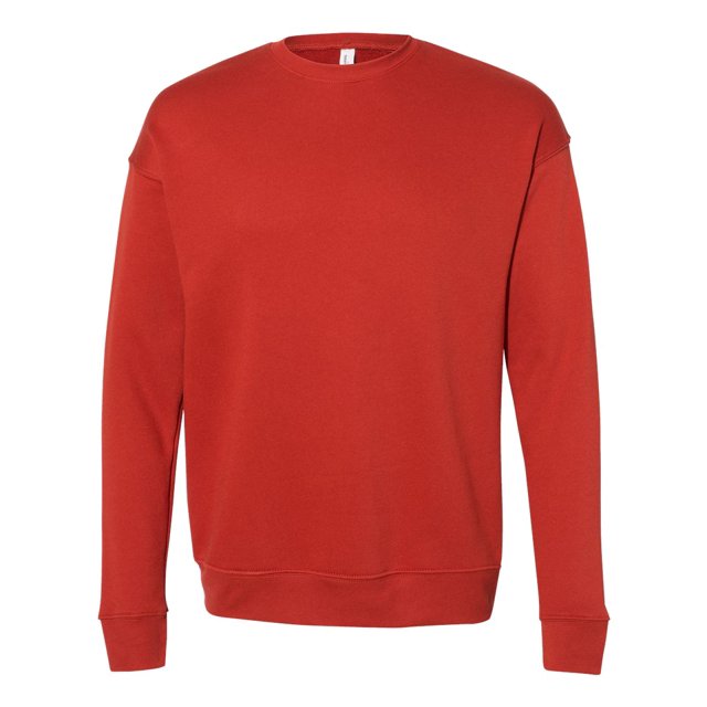 BELLA+CANVAS Molleton à Épaules Tombantes pour Hommes, P, Brique