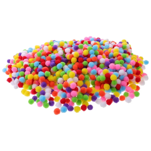 FESTFENDS Decorative Pom Poms 2000Pcs Assorted Color for Hats and Jewelry Handmade Projects