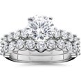 thumbnail image 1 of 2 1/15ct Diamond Engagement Ring With Matching Wedding Band 14K White Gold, 1 of 4