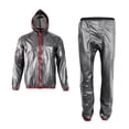 thumbnail image 1 of DYNWAVECA Mens Motorcycle Riding Clothes Waterproof Windproof Rain Pants Suits Rainwear , Dark Gray, XL, 1 of 10