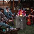 thumbnail image 3 of Costway 16" Square Outdoor Propane Fire Pit w/Lava Rocks Waterproof Cover 30,000 BTU, 3 of 10