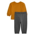 thumbnail image 2 of George Baby Boys' Two Piece Jogger Set, 2 of 2
