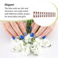 thumbnail image 4 of VONKY Nail Art Delicate Removable Artificial Tips Extension Fingernails Fashion Wraps Manicure Tools Decoration for Girls Type 39, 4 of 6