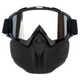 thumbnail image 4 of Snow Goggles Motorcycle Helmet Goggles Mask | Windproof Ski Goggles with Removable Face Mask for Winter Sports | Anti Fog UV Protection Lenses for Skiing Snowboarding Riding, 4 of 5