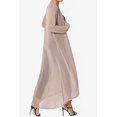 thumbnail image 4 of TheMogan Cardigan Ouvert à Manches Longues en Maille pour Femmes Mi-Mollet Caftan Transparent, 4 of 6