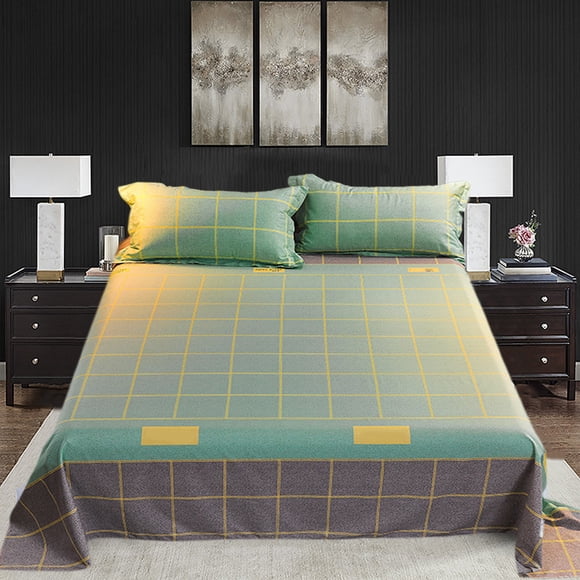 Wzzjkit 3PCS Bedding Sets All Season Bedding Sheet Comforters Sets with Pillow Cases 3 Pcs Bed Set Down Sheet Set Shrinkage and Fade Resistants Easy