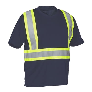T-shirt de sécurité à manches courtes Forcefield Hi Vis à col en V