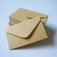 thumbnail image 2 of FUTUREORYY 40pcs Khaki Brown Envelope Kraft Paper for Anniversary Writing Letters, 2 of 8