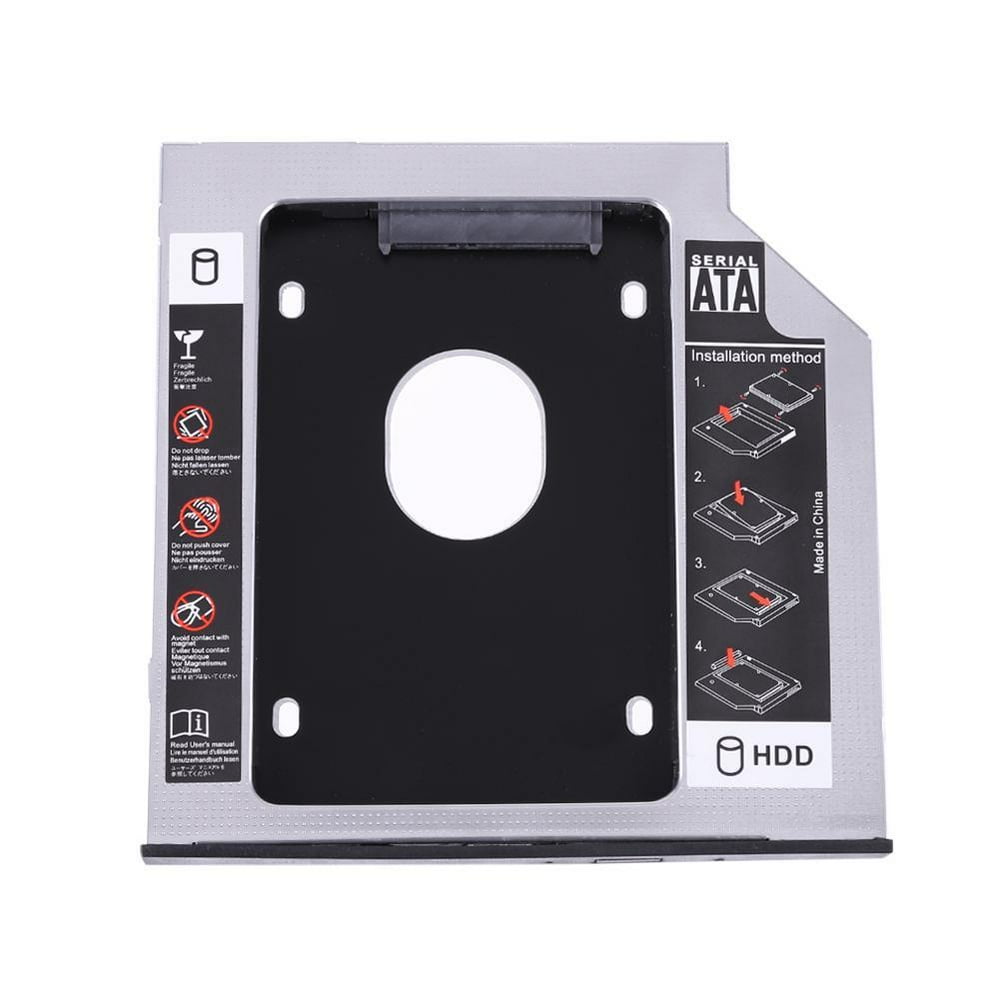 MesaSe SATA to SATA 9mm SSD Case Hard Disk Drive Enclosure CD-ROM Disk Drive Bay
