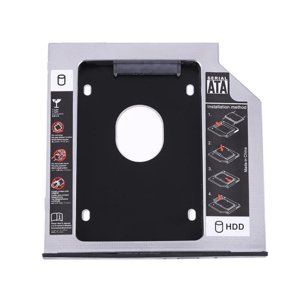 MesaSe SATA to SATA 9mm SSD Case Hard Disk Drive Enclosure CD-ROM Disk Drive Bay