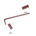 thumbnail image 3 of Unique Bargains 8mm Ball End Hex Key Wrench, L Shaped Long Arm S2 Steel Repairing Tool, Metric 2 Pack, 3 of 5