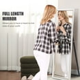 thumbnail image 4 of HOMCOM Full Length Mirror Standing Leaning Wall 64" x 21" White, 4 of 10