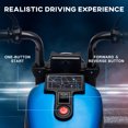 thumbnail image 2 of Aosom Kids Motorcycle, 6V Electric Motorcycle with Single-Button Start Blue, 2 of 4