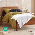 thumbnail image 3 of Bare Home Microplush Fleece Blanket - 300 GSM - Fuzzy Microfleece - Soft & Plush - Kid Size, White, 3 of 5