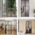 thumbnail image 4 of Mistaha Porte Moustiquaire Magnétique avec Cadre Complet, Ruban Magique, Grande Porte de Patio Instantanée, Rideau en Maille, Mains, 4 of 8