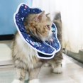 thumbnail image 4 of Xuanheng Collier de Récupération pour Chat Réglable, Collier Mignon pour Chat, Cône Doux Planète L, 4 of 7
