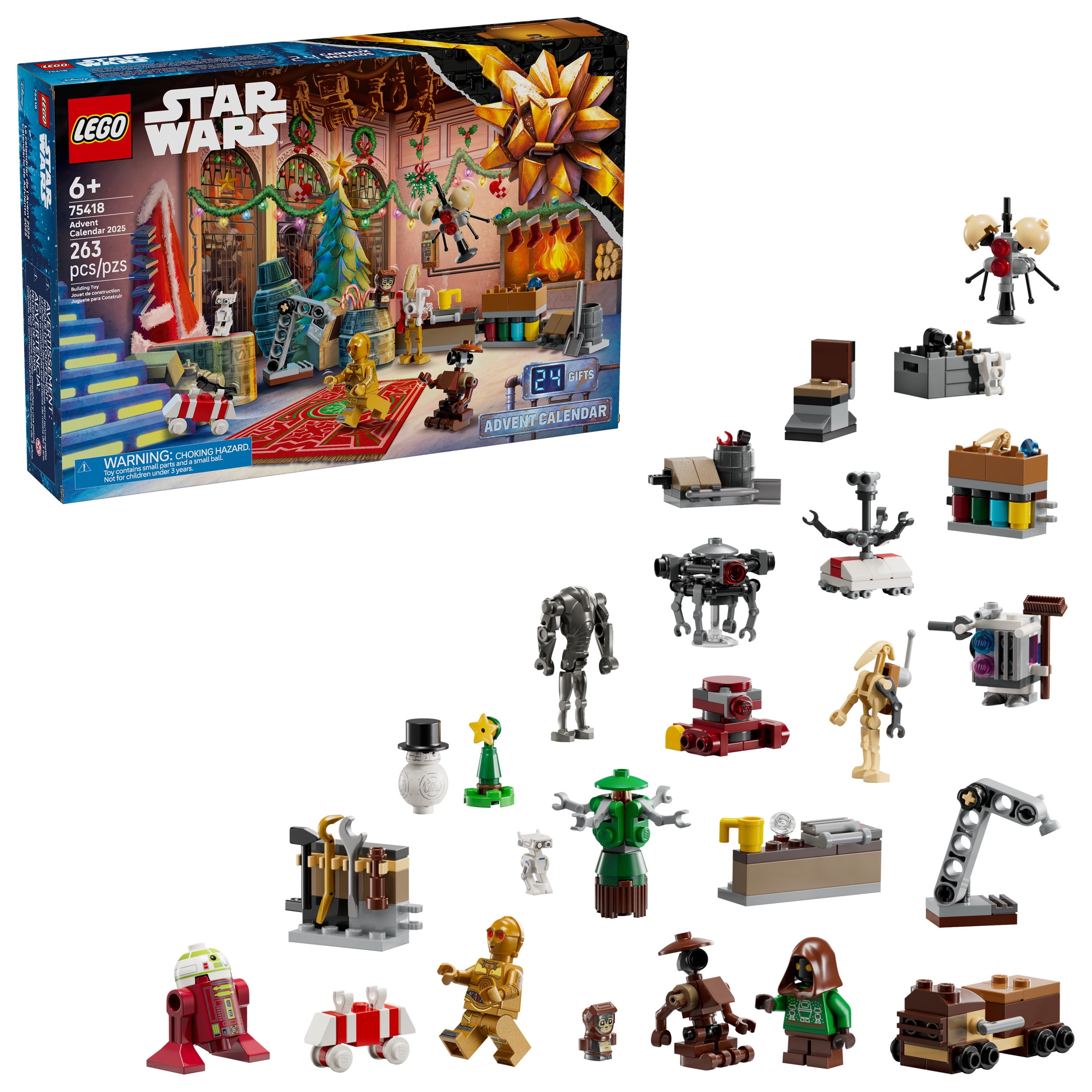 LEGO Star Wars Le Calendrier de l’Avent 2025, Ensemble-Cadeau 75418