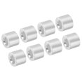 thumbnail image 1 of Unique Bargains 3/16'/5mm Wire Rope Stop Sleeve,Aluminum Crimping Loop Sleeve,Silver, 20 Pack, 1 of 5