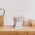 thumbnail image 3 of White Marble & Wooden Picture Frame 6X4, 3 of 4