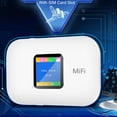 thumbnail image 3 of 4G LTE Mobile WiFi Hotspot, Support 10 Users Mobile WiFi Hotspot ABS Material with SIM Card Slot for Travel, 3 of 7