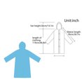 thumbnail image 3 of Poncho de Pluie Réutilisable en EVA, Imperméable Léger et Compressible, Design à Boutons-Pression Pleine Longueur, Équipement de Randonnée d'Urgence en Plein Air, Protection contre les Intempéries Pliable, 3 of 6