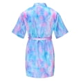 thumbnail image 3 of Sunnyoo Toddler Girl's Bathrobe Sleepwear Kimono Robe Kids Knee-Length Night Robe Loungewear, 3 of 8