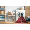 thumbnail image 2 of Ahgly Company Machine Washable Indoor Rectangle Transitional Red Area Rugs, 7' x 10', 2 of 7
