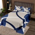 thumbnail image 2 of Erosebridal Geometry Abstract Coverlet Set Twin, Circle Minimalst Bedding Set, Modern Fashion Decor, 2pcs, 2 of 5