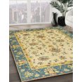 thumbnail image 2 of Ahgly Company Indoor Rectangle Abstract Chrome Gold Yellow Oriental Area Rugs, 7' x 10', 2 of 6