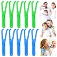thumbnail image 2 of MesaSe 10 Pcs Support Réutilisable pour Hydropulseur Support de Fil Dentaire Poignée de Fil Dentaire Durable Outils Dentaires pour Adultes et Enfants, 2 of 7