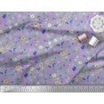 thumbnail image 3 of Soimoi Poly Georgette Fabric Flower Watercolor Fabric Prints by Yard 52 Inch Wide, 3 of 3