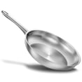 thumbnail image 1 of Koch Systeme CS 10 inch Stainless Steel Frying Pan, Skillet for Professional Cookware, Induction Compatible, Oven Safe and Dishwasher Safe, 1 of 6