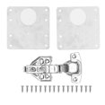 thumbnail image 1 of FLAMEEN Kit de Plaque de Réparation de Charnière d'Armoire, Kit de Plaque de Réparation de Charnière d'Armoire en Acier Inoxydable pour les Étagères de Meubles de Porte de Cuisine, 1 of 8