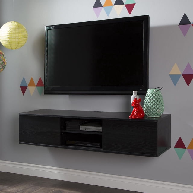 South Shore Agora Wide Wall Mounted Media Console, 56 Inch