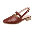 thumbnail image 1 of CEHVOM Chaussures Plates à Bout Pointu pour Femmes Chaussures Décontractées en Maille Sandales Unies Confortables, 1 of 4
