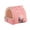 Pink5, variant on Hamster Bed Small Animal Tent Soft Plush Cotton Nest with Semi Enclosed Warm Design for Guinea Pig Ferret Hedgehog Cage Bedding
