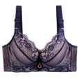 thumbnail image 3 of Harpily 2025 Bra Women's Plus Size Adjustable Sports Extra-Elastic Breathable Lace Trim Bra, 3 of 9