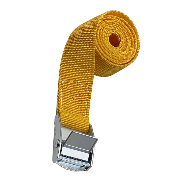 kurtrusly Leashing Strap Ratchet Tie Cargo Rope Polyester Multicolored High-strength Thicken Design Rustproof Buckle Zinc Alloy Orange 50mm*5Meter
