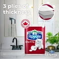 thumbnail image 4 of Royale Papier Hygiénique 3 Plis Résistant, 12 Rouleaux de Papier de Toilette Équivalents à 24 Rouleaux de Papier de Salle de Bain, 165 Feuilles de Papier de Toilette par Rouleau, 4 of 4