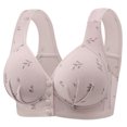 thumbnail image 1 of Posijego Front Closure Bras for Women Breathable Soft Padded Push up Bras Full Coverage Wireless Bras for Ladies, 1 of 2