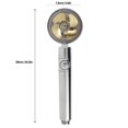 thumbnail image 3 of Turbo Fan Bath Shower Head High Pressure 360 Degree Rotating Water Saving Shower Head, 3 of 10