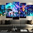 thumbnail image 4 of Canvas Painting 5 Pieces Poster Picture For Living Room Home Decor Wall Art Gift, 4 of 5