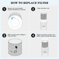 thumbnail image 2 of AIRFIRE Replacement H13 HEPA Air Purifier Filter for Model AP201 Air Purifier , Original, 2 of 4