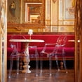 thumbnail image 3 of Heavenly Collections Modern Acrylic Dining Armchair, Set of 2, Clear, Ghost Style, 3 of 10