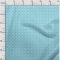thumbnail image 3 of oneOone Cotton Silk Turquoise Blue Fabric Asian Block Sewing Craft Projects Fabric Prints By Yard 42 Inch Wide, 3 of 4