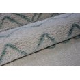 thumbnail image 4 of Ladole Rugs Tapis de Zone Contemporains Durables à Treillis, Fabriqués à la Machine, en Ivoire-Vert d'Eau, 4 of 4