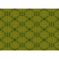 thumbnail image 1 of Ahgly Company Machine Washable Indoor Rectangle Transitional Dark Yellow Green Area Rugs, 2' x 4', 1 of 7